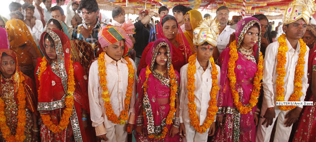 نوعمری کی شادیاں، بھارت خطرناک ترین ممالک میں شامل