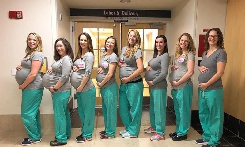ہسپتال کے ایک ہی وارڈ کی 9 نرسیں بیک وقت حاملہ ہوگئیں