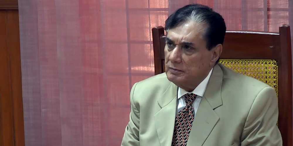 Talikng to Chairman Nab Javed Iqbal