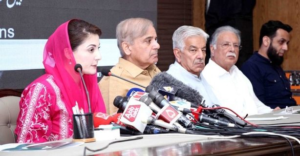مریم نوازشریف، شہبازشریف کی پریس کانفرنس