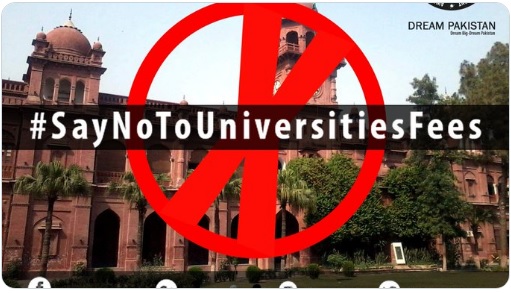 Say no to Universties Fee