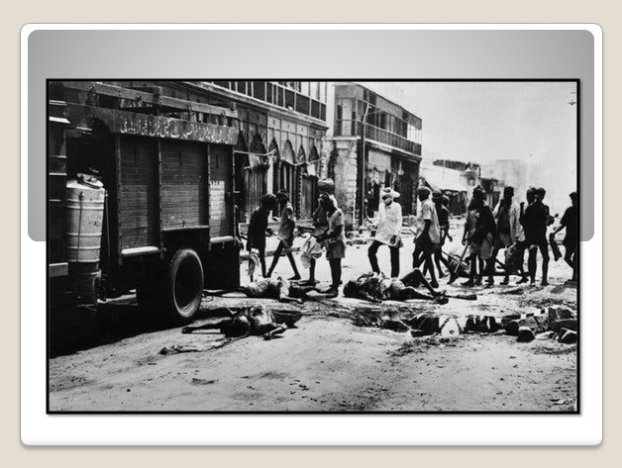تقسیم ہند، 1947 ، فسادات کے بعد لاشیں اکٹھی کی جارہی ہیں