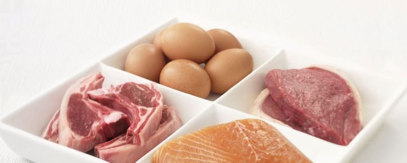 انڈے ، گوشت اور مچھلی کا گوشت