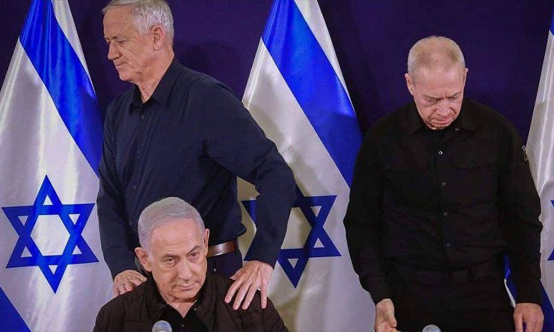 اسرائیلی-وزیر-اعظم-بنیامین-نیتن-یاہو-اور-دیگر-وزرا-21-اسرائیلی-فوجیوں-کی-ہلاکت-پر-مغموم
