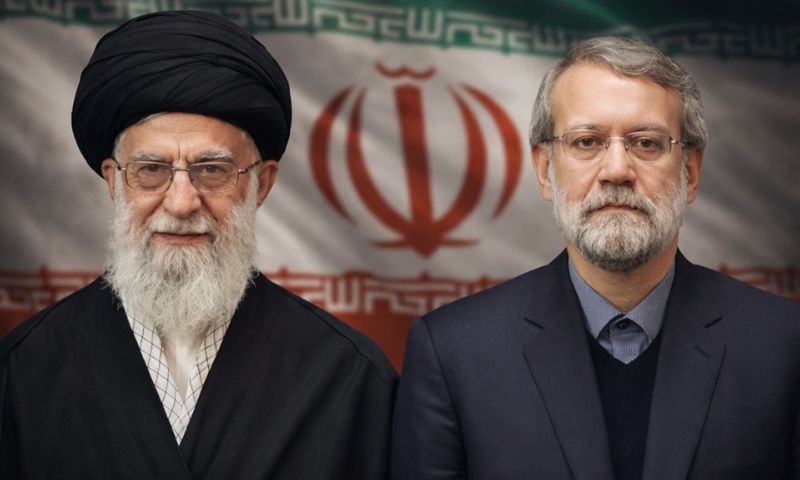 خامنہ ای  جنگ میں کام آگئے تو جانشین علی لاریجانی ہوں گے؟
